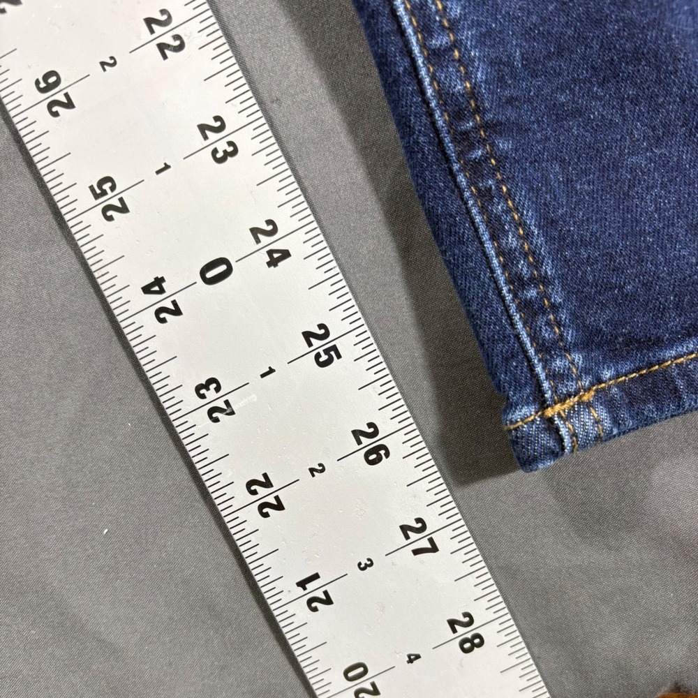 Quince Size 33 Dark Wash Bella Stretch Straight Leg Jeans - Picture 8 of 9
